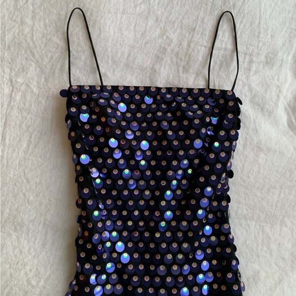 NWT New Arrivals by Ilkyaz Ozel Phoenix Sequin Maxi Gown Dress Paris Minuet - Picture 10 of 17